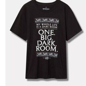 Beetlejuice Dark Room Relaxed Fit Cotton Boxy Tee